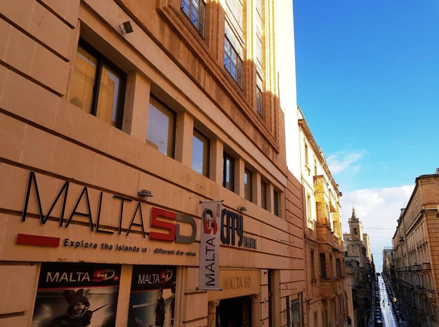 20-Minute Audio-Visual Show + Optional Valletta Audio Guide - Key points to know