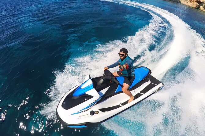 30 minute, Jet Ski Rental Malta - Self guided - No Licence Needed - Marfa, Wied Musa Battery, and Ramla tal-Qortin