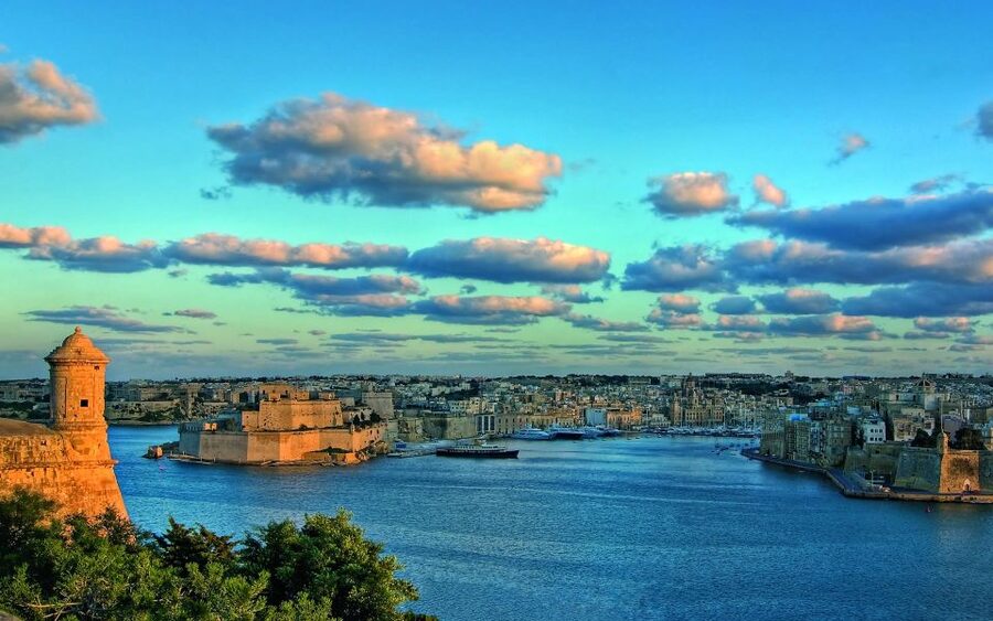 Afternoon Harbours Cruise with Guide and Roundtrip Transfers - Onboard views of Marsamxett Harbor
