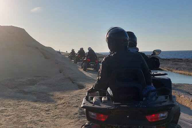 All Inclusive Blue Lagoon & Sunset Quad Tour in Gozo - Blue Lagoon and Crystal Lagoon before the quad ride
