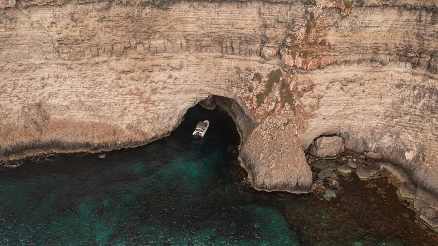 Blue Lagoon, Crystal Lagoon & Comino Caves Private Boat Tour - Crystal Lagoon offers the calmer swim