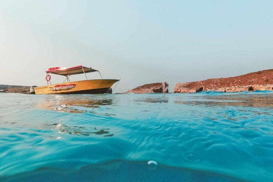 Blue Lagoon: Malta, Crystal Lagoon, Caves, Private Speedboat - Saint Mary’s Tower and the first coastal views