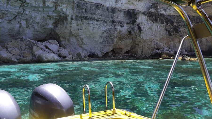 Blue Lagoon: Malta, Crystal Lagoon, Caves, Private Speedboat - Cominotto Reef and the view from the boat