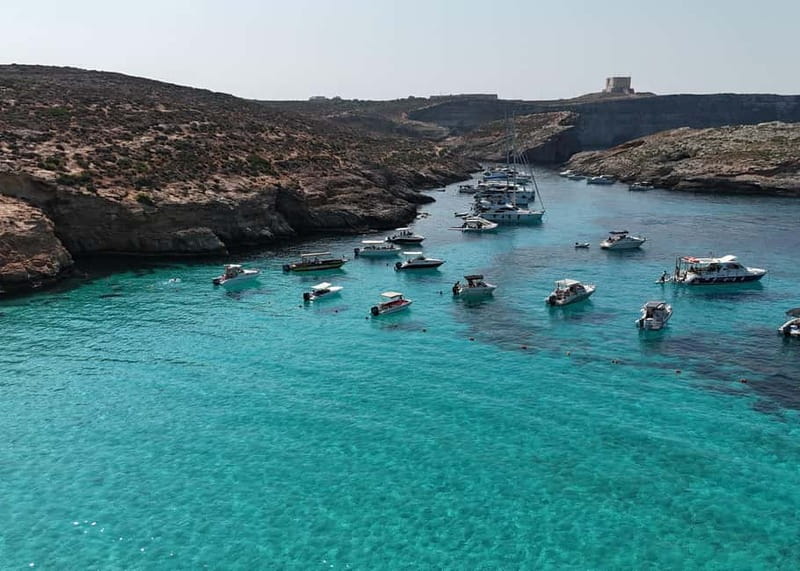 Blue Lagoon:Malta Crystal Lagoon, Comino,Private Speedboat - What comes with the boat
