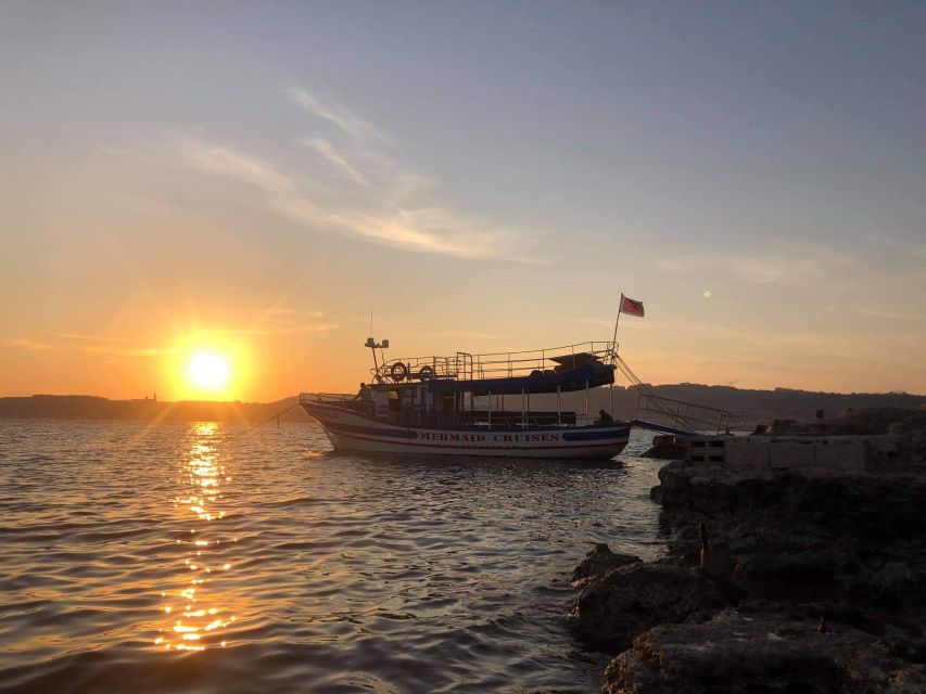 Bugibba: Scenic Sunset Cruise with Blue Lagoon Swim Stop - The Moonlit Ride Back Past Mellieha