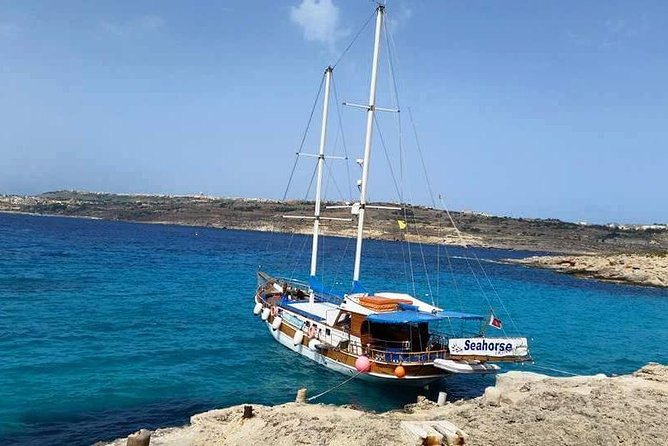 Comino, Blue Lagoon and Caves. Tour A - A full day on the water for $46.10