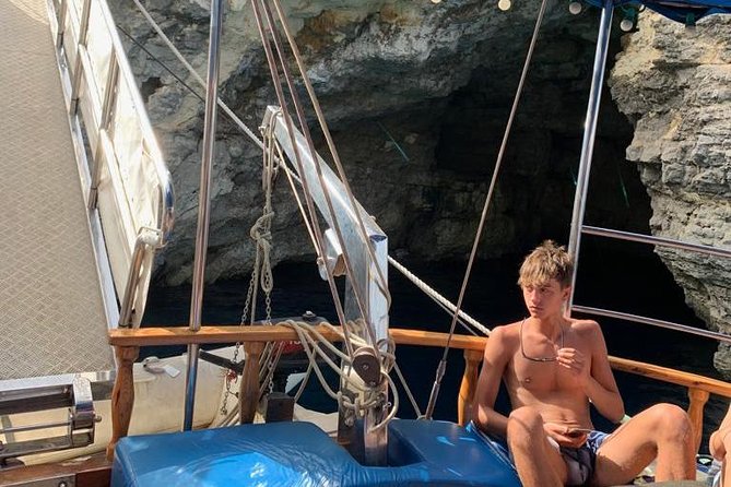 Comino, Blue Lagoon and Caves. Tour A - Santa Marija Bay gives you the quieter swim