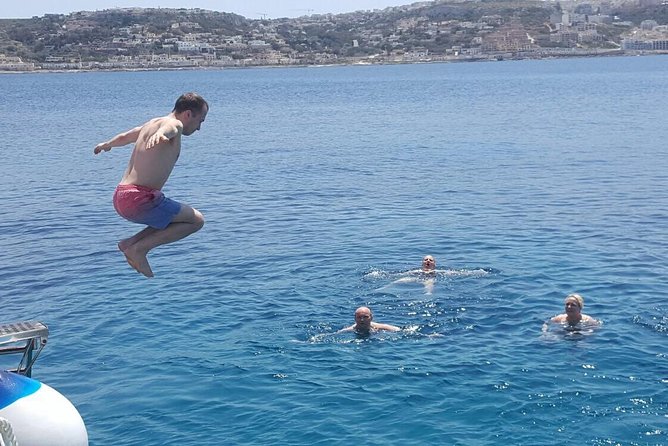 Comino, Blue Lagoon and Caves. Tour A - Starting from Bugibba and finding your boat