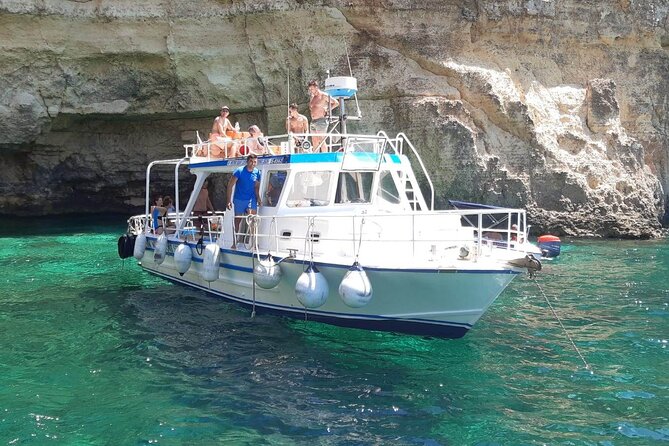 Comino Blue Lagoon and Gozo Private Boat Charter: Lucky Lady Boat - Elephant Rock and the Santa Maria Caves