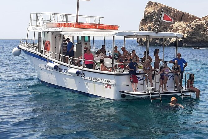 Comino Blue Lagoon and Gozo-Sea Star Boat Private Tour - Crystal Lagoon and its movie-set caves