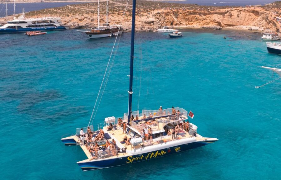 Comino: Blue Lagoon Catamaran Cruise with Lunch and Open Bar - What the $105 price really covers