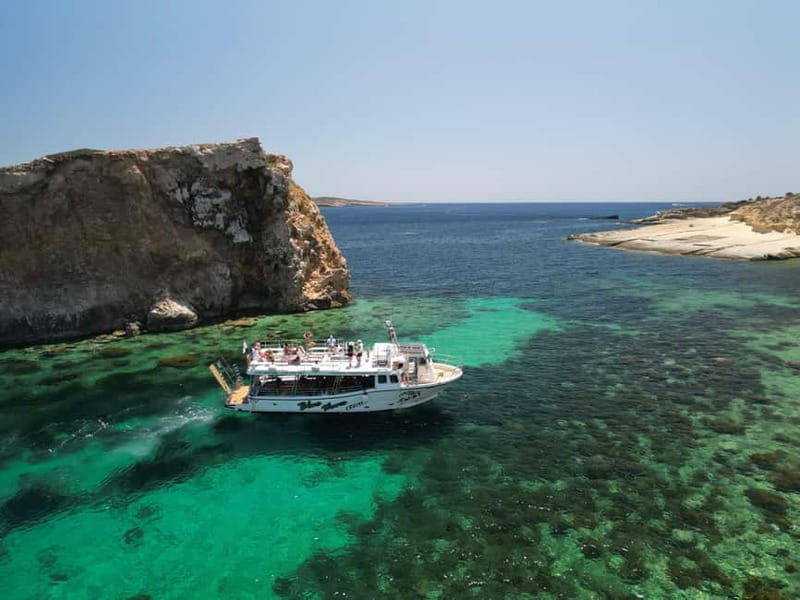 Comino Blue Lagoon & Crystal Lagoon - 3 Bay Cruise - Gebla ta Halfa and Ħalfa Rock