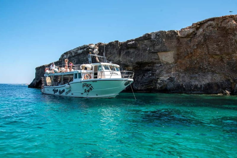 Comino Blue Lagoon & Crystal Lagoon - 3 Bay Cruise - What is onboard, and what should you bring?