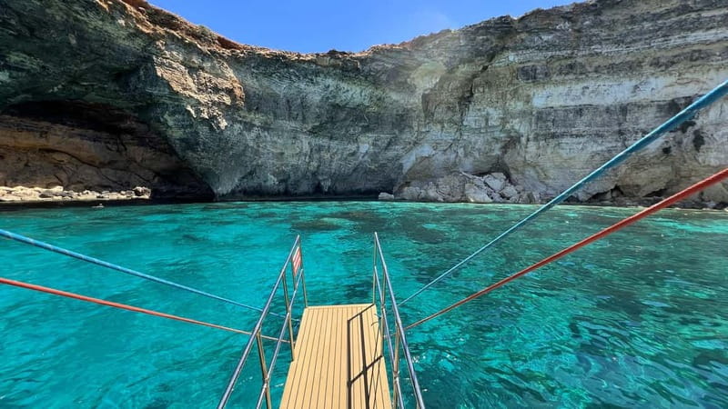 Comino Blue Lagoon & Crystal Lagoon - 3 Bay Cruise - Booking, timing, and cancellation details