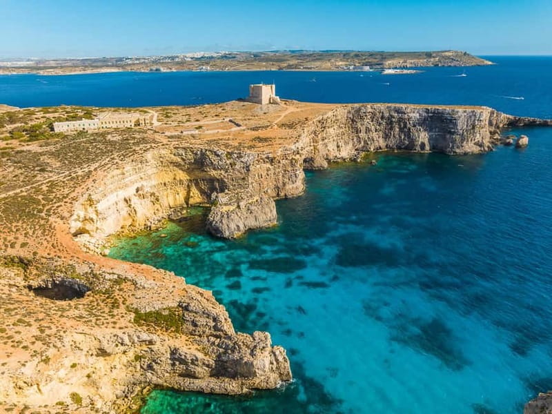 Comino: Blue Lagoon, Crystal Lagoon and Sea Caves Boat Tour - Blue Lagoon is famous, beautiful, and busier