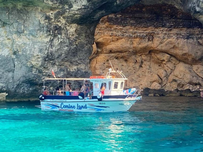 Comino: Blue Lagoon, Crystal Lagoon and Sea Caves Boat Tour - Gozo, Halfa Rock, and San Niklaw Bay