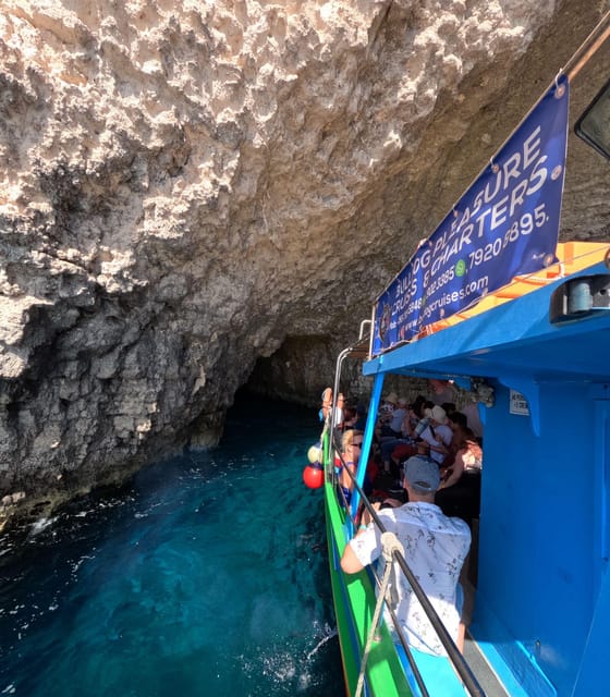 Comino: Private boat tour with Snorkeling activities & caves - Elephant Rock and the turn toward Crystal Lagoon