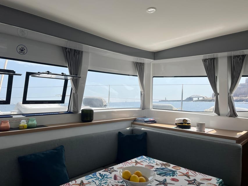 Evening Catamaran Charter - Bringing food, drinks, and a soundtrack