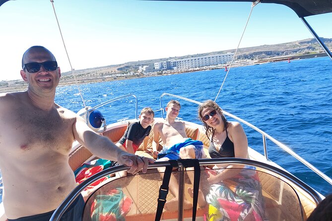 Family Private Boat Trip, Blue Lagoon, Malta, Comino & Gozo - Hondoq Bay and the opening stretch