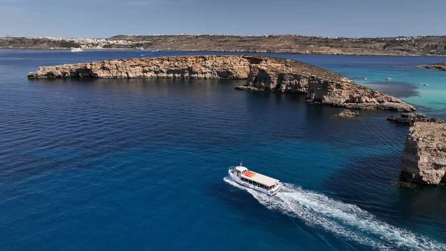 Ferry service to Blue Lagoon (opt. stop in Gozo)& Caves trip - The complimentary caves trip adds value
