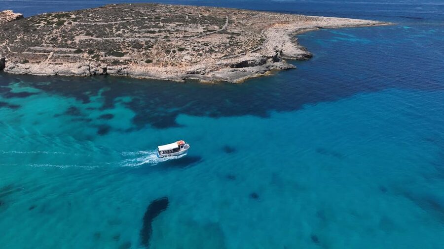 Ferry service to Blue Lagoon (opt. stop in Gozo)& Caves trip - Adding Gozo for a three-island day