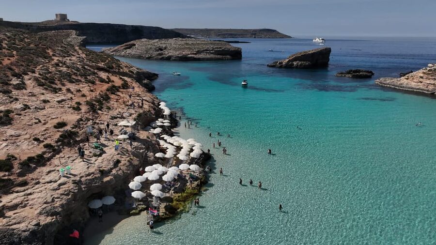 Ferry service to Blue Lagoon (opt. stop in Gozo)& Caves trip - Blue Lagoon is the main reason to go
