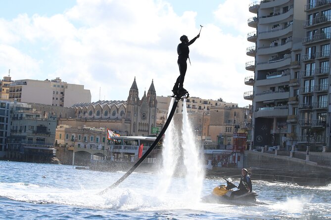 Flyboard Full Flight (30min) - Flying above Spinola Bay in Malta