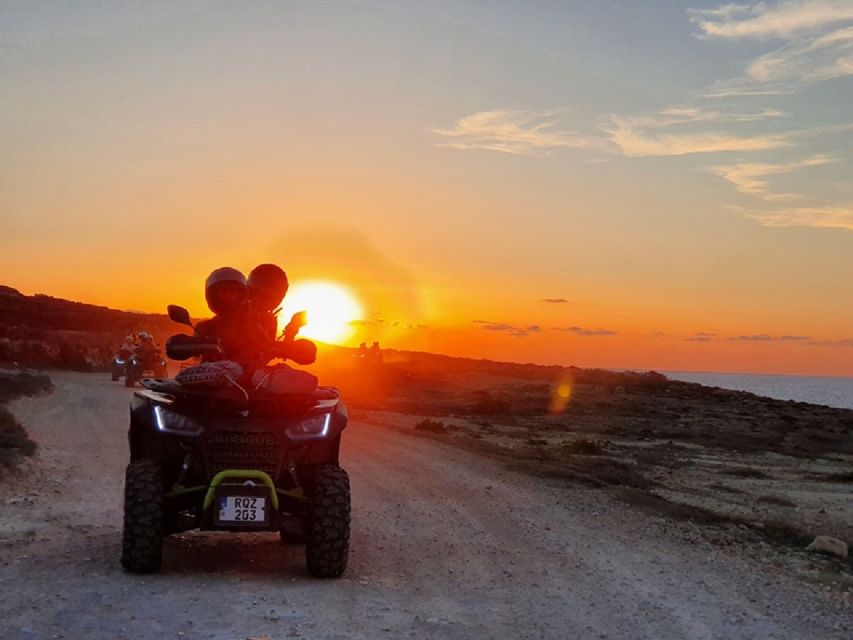 From Malta: Blue Lagoon and Gozo Tour w/Quads and Dinner - Sunset on Gozo’s western coast