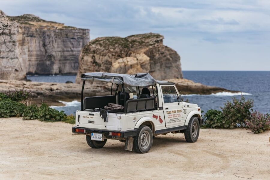 From Malta: Full-Day Gozo UTV Tour with Lunch and Boat Ride - Qala Belvedere and the first wide views