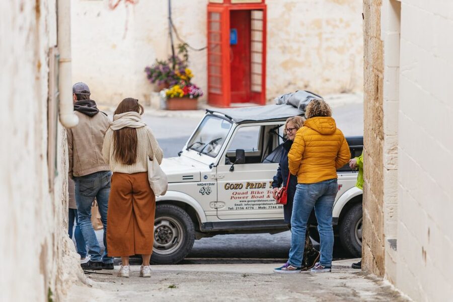 From Malta: Full-Day Gozo UTV Tour with Lunch and Boat Ride - Sanap Cliffs and the coastal roads
