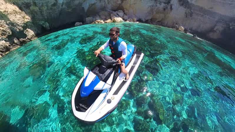 From Mellieħa: Comino, Blue Lagoon, and Gozo Jet Ski Tour - Riding a modern jet ski for the first time