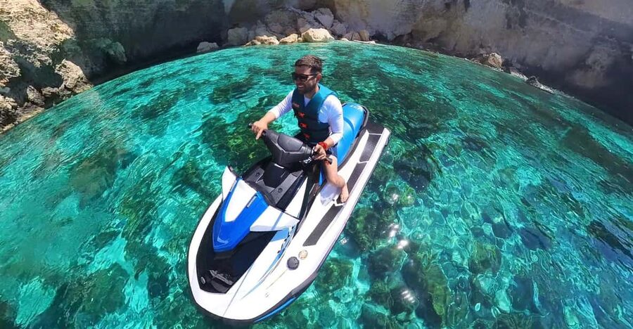 From Mellieħa: Comino, Blue Lagoon, and Gozo Jet Ski Tour - Starting near Cirkewwa