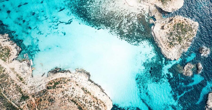 From Mellieha: Three Bay Cruise including the Blue Lagoon - Crystal Lagoon: the best stop for swimming and snorkelling