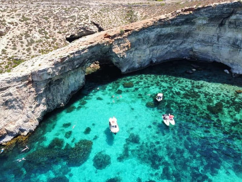 From Sliema: Comino, Crystal Lagoon, and Blue Lagoon Cruise - Gozo’s Mgarr Harbour in five minutes