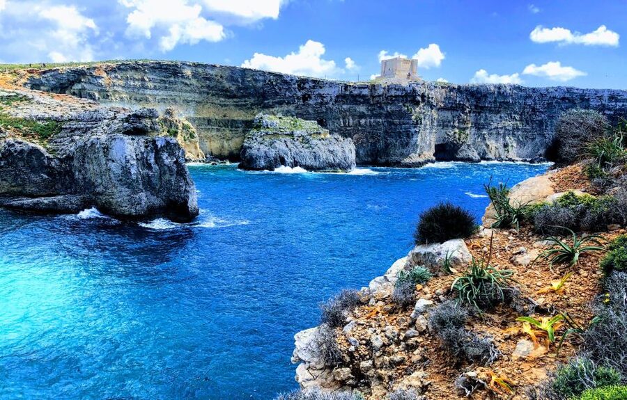 From Sliema: Comino Island and Blue Lagoon Cruise - The summer swim stop at Crystal Lagoon