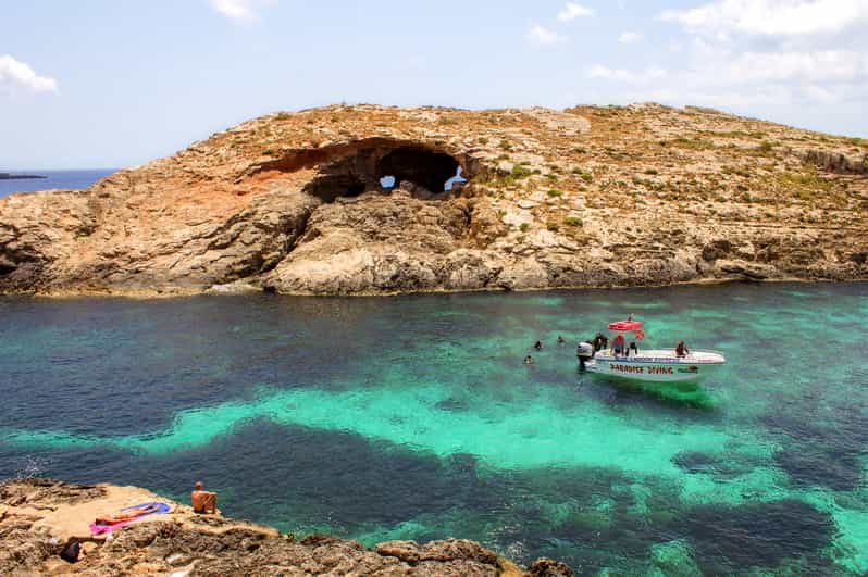 From Sliema: Full-Day Cruise to Comino and the Blue Lagoon - Arriving at the Blue Lagoon