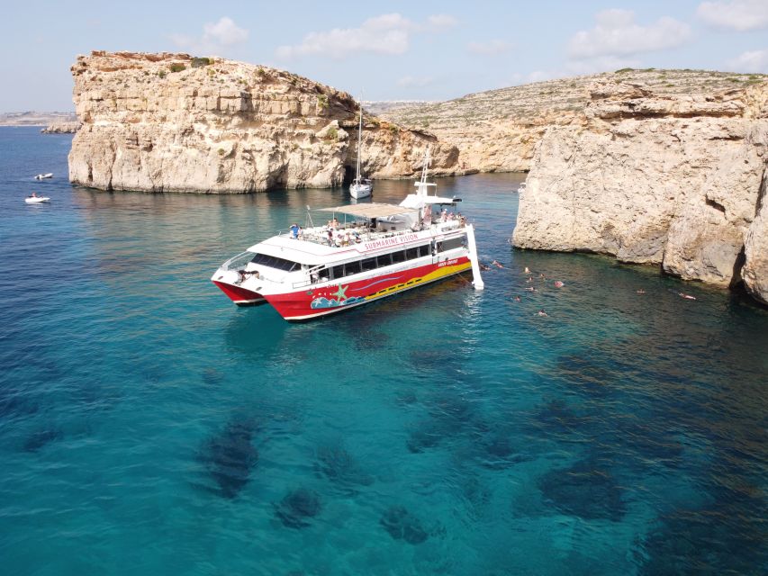 From Sliema: Gozo, Comino and Blue Lagoon Cruise - Reaching Mgarr Harbour on Gozo