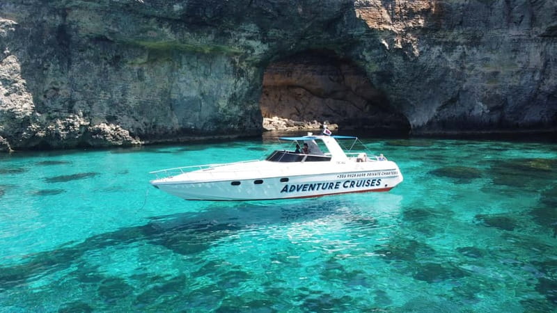 From Sliema: Private Comino and Gozo Boat Charter - Blue Lagoon, the famous first choice