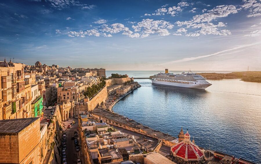 From Sliema: Valletta and the Three Cities Scenic Cruise - Valletta’s walls from the water