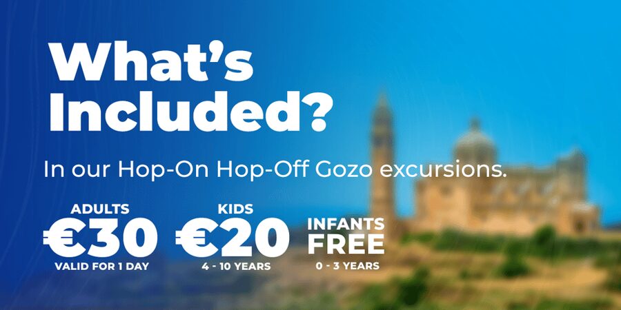 From Valetta: Catamaran Tour with Hop-On, Hop-Off Gozo Tour - Key points at a glance