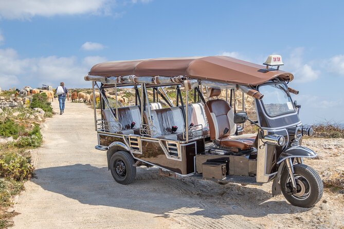 Gozo All Inclusive Chauffeured Tuk Tuk Day Tour - Blue Lagoon - Xlendi Bay, where Gozo meets the water