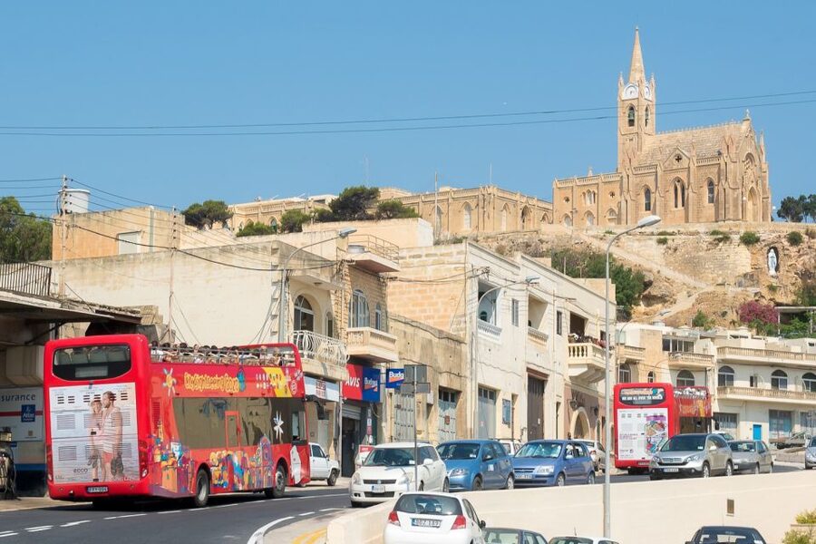 Gozo: City Sightseeing Hop-On Hop-Off Bus Tour - Savina Creativity and Victoria’s central sights
