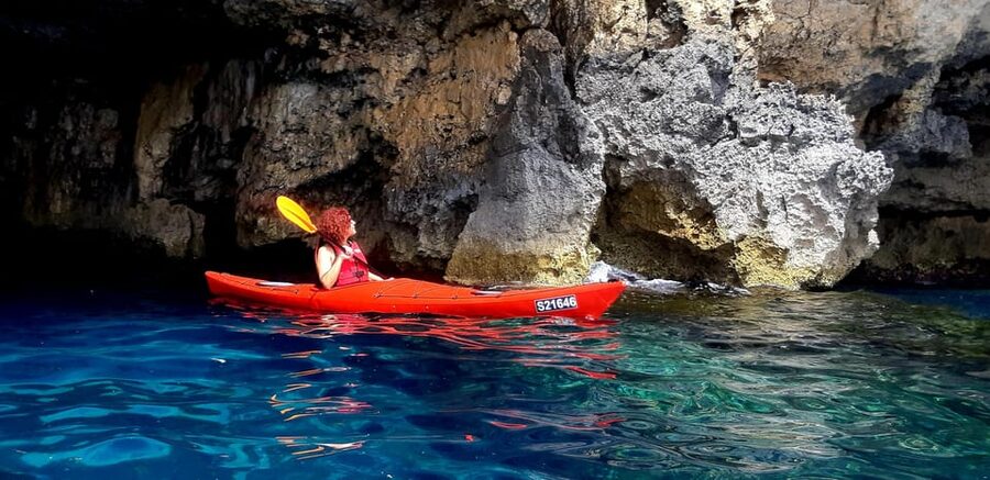 Gozo: Comino and Blue Lagoon Guided Kayaking Adventure - The 30-minute swim and snorkel break