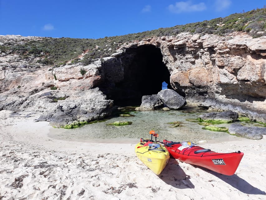 Gozo: Comino and Blue Lagoon Guided Kayaking Adventure - Visiting the Blue Lagoon by kayak