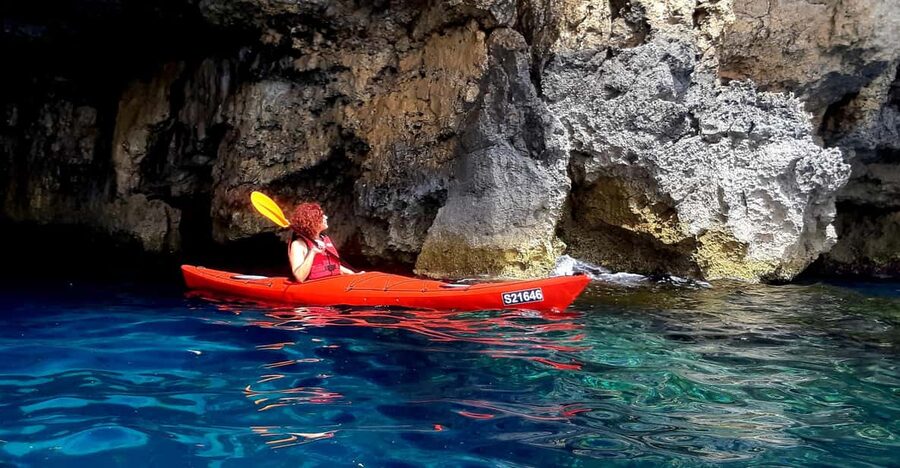 Gozo: Comino and Blue Lagoon Guided Kayaking Adventure - Starting at Hondoq Bay on Gozo