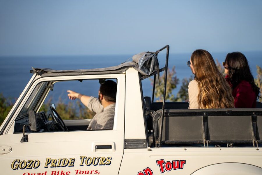 Gozo: Customizable Private Guided UTV Tour with Lunch - From Malta to Gozo by boat