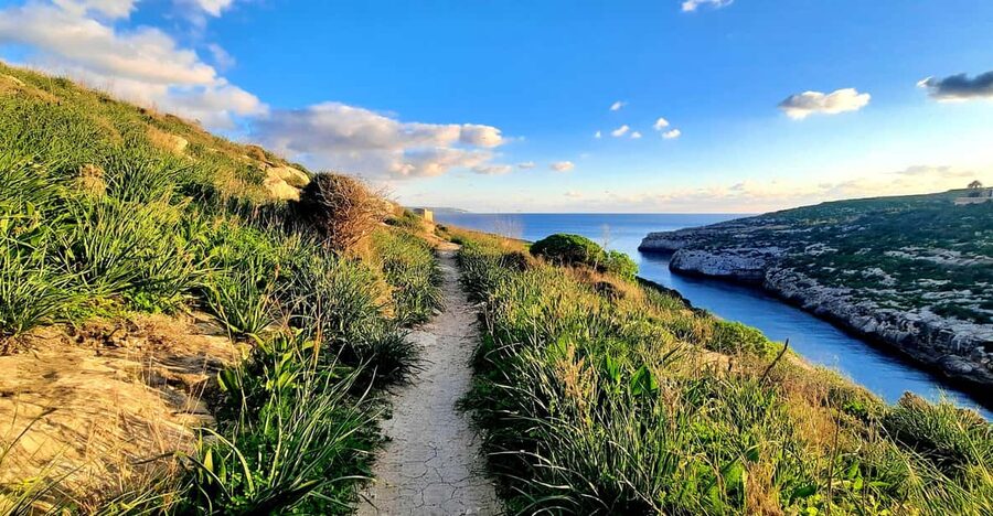 Gozo Unveiled: Guided Hiking in Gozo - South East - Ras il-Ħobż, salt pans, and a coastal swim