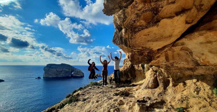 Gozo Unveiled: Guided Hiking in Gozo - The West - San Raflu Lake, a quiet opening near San Lawrenz