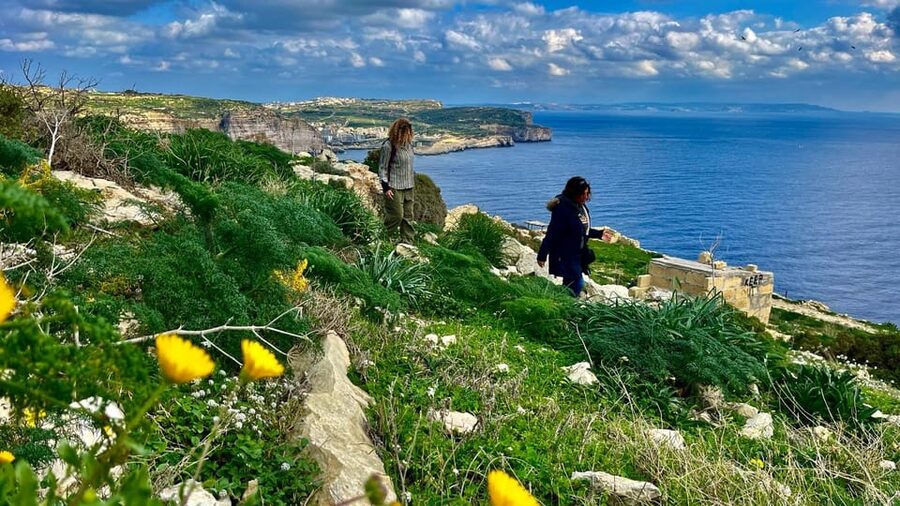 Gozo Unveiled: Guided Hiking in Gozo - The West - Dwejra’s Blue Hole, Inland Sea, and final break