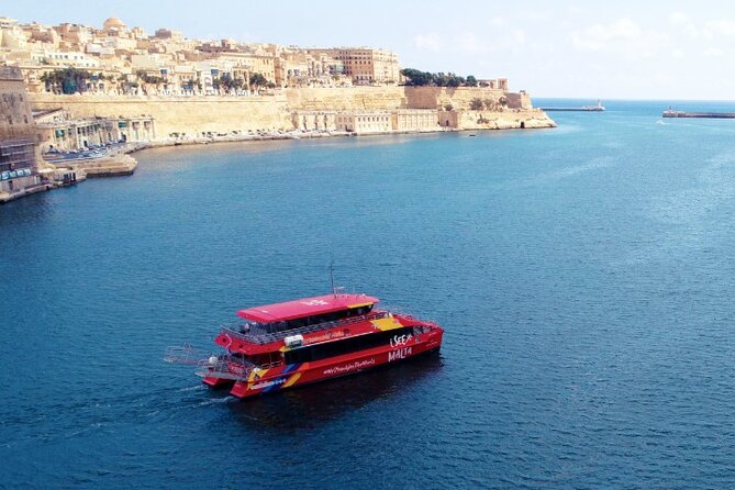 Grand Harbour Cruise - Marsamxett Harbour and the view toward Valletta